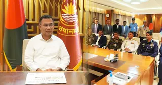 প্রথমবারের মতো সশস্ত্র বাহিনী বিভাগে অফিস করলেন প্রধানমন্ত্রী